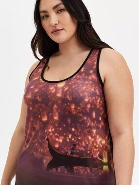 Torrid NWT Disney Tangled Lantern Tank Top size 1X